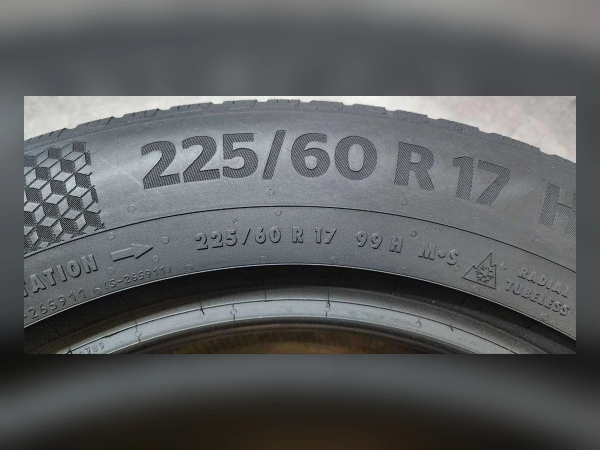 Continental — 225/60 R17 — Continental 225/60 R17 Зима (липучка) 2 шт (Пара) — 6.0