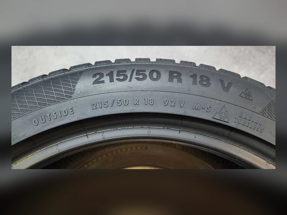 Continental — 215/50 R18 — Continental 215/50 R18 Зима (липучка) 2 шт (Пара) — 8.0